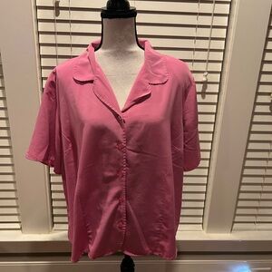 Fashion Bug Pink Button-Down Shirt